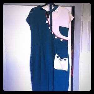 Red White and Blue Pinup Dress